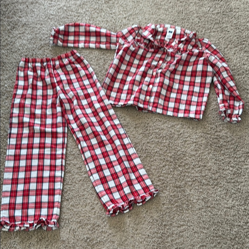 Size 6 Janie and Jack pajamas